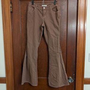 Women's PacSun Eco Brown Low Rise Flare Jeans
